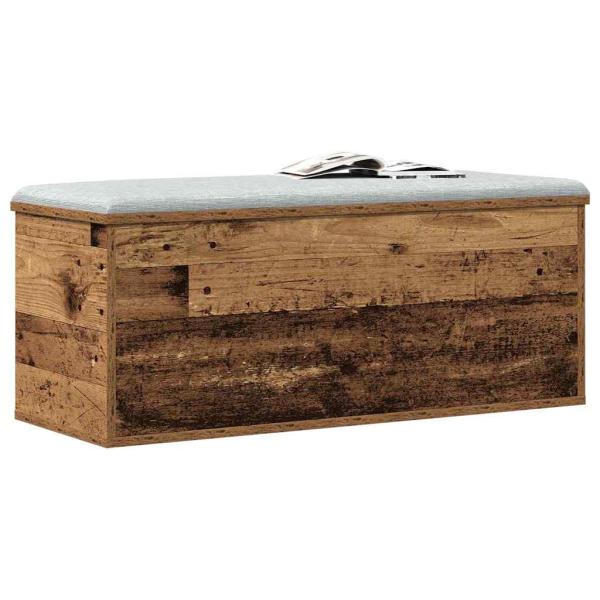 Stauraumkiste Altes Holz 90x35x35 cm Ingenieurholz