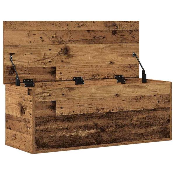 Stauraumkiste Altes Holz 90x35x35 cm Ingenieurholz