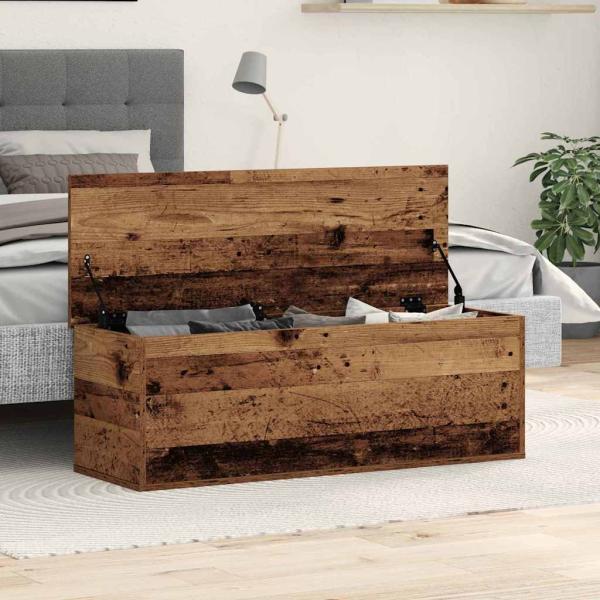 ARDEBO.de - Aufbewahrungsbox aus altem Holz 102x35x35 cm aus Qualitäts-Holz
