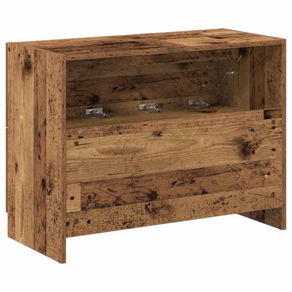 Waschbeckenunterschrank Altholz 78x37x59 cm Holz