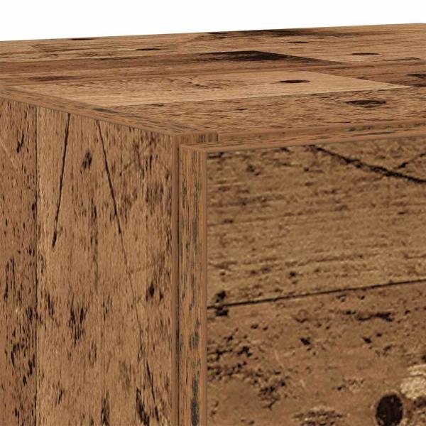 Waschbeckenunterschrank Altholz 78x37x59 cm Holz