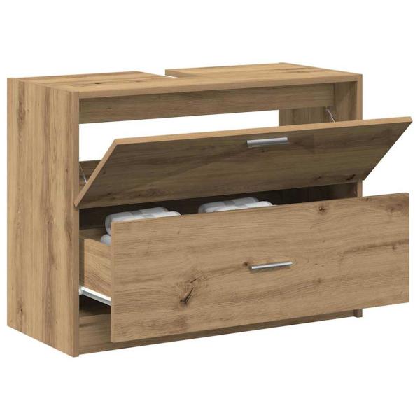 Waschbeckenunterschrank Artisan Eiche Spanplatte 78 x 37 x 59 cm