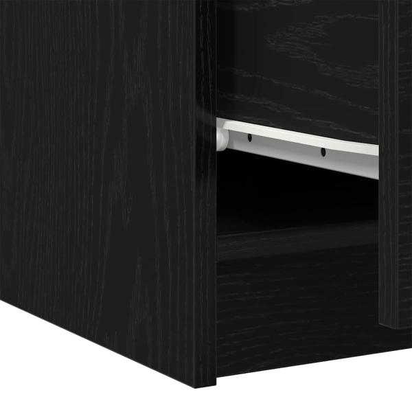 Waschtischschrank Schwarze Eiche Holzwerkstoff 78 x 37 x 59 cm