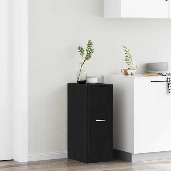 ARDEBO.de - Apotheker Schrank Schwarze Eiche Holzwerkstoff 30 x 41 x 77 cm