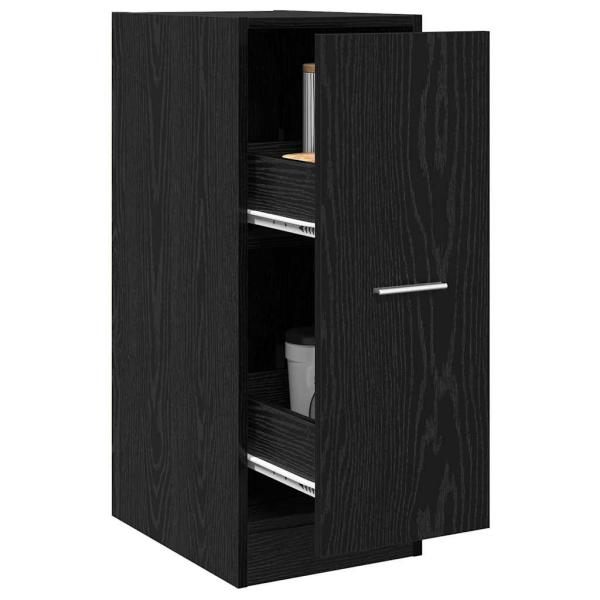 Apotheker Schrank Schwarze Eiche Holzwerkstoff 30 x 41 x 77 cm