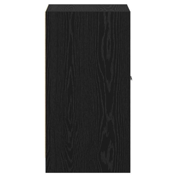 Apotheker Schrank Schwarz Eiche Holzwerkstoff 40 x 41 x 77,5 cm