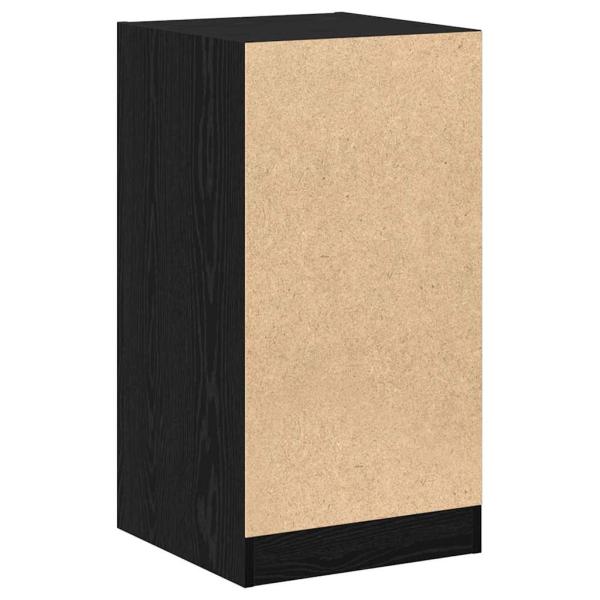 Apotheker Schrank Schwarz Eiche Holzwerkstoff 40 x 41 x 77,5 cm