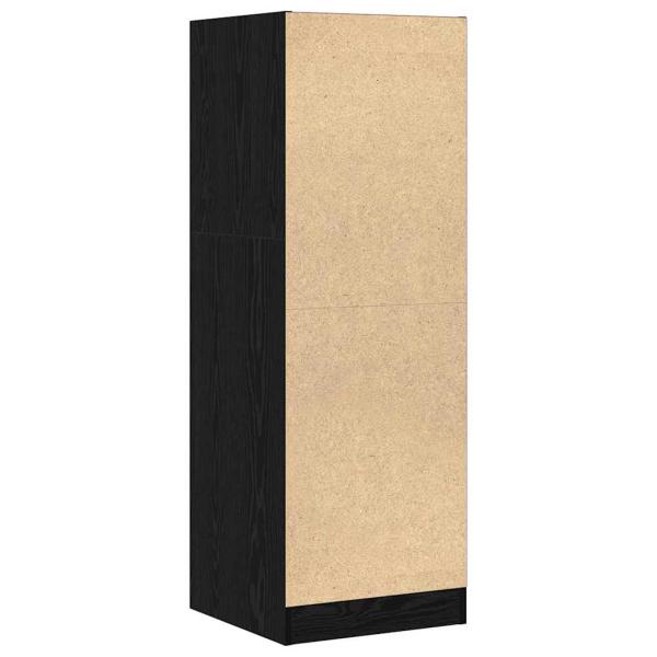 Apotheker Schrank Schwarz Eiche Holz 40 x 41 x 118 cm