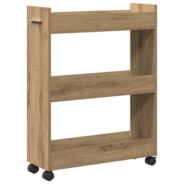 Rollschrank Artisan Eiche 60x22x79 cm Holzwerkstoff