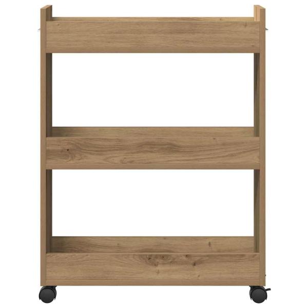 Rollschrank Artisan Eiche 60x22x79 cm Holzwerkstoff