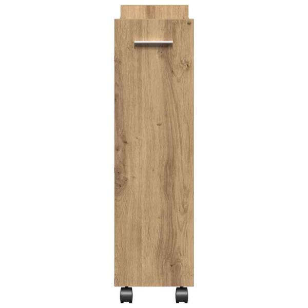 Rollschrank Artisan Eiche 60x22x79 cm Holzwerkstoff