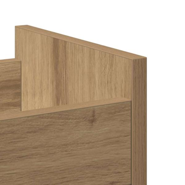 Rollschrank Artisan Eiche 60x22x79 cm Holzwerkstoff