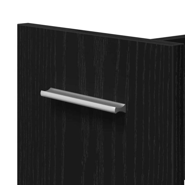 Rollcontainer Schwarze Eiche 60x22x79 cm Holzwerkstoff