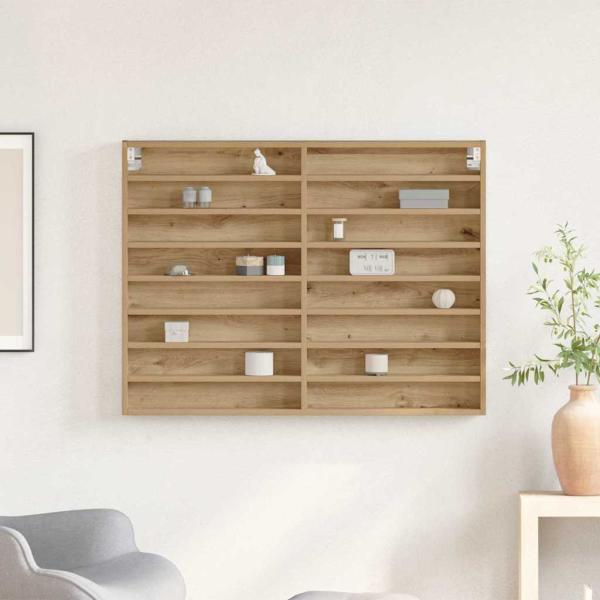 Vitrine Cabinet Artisan Oak 100x8,5x75 cm Ingenieurholz