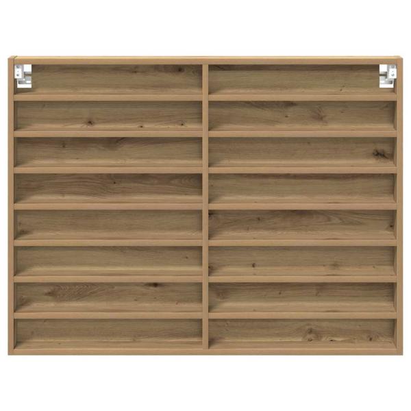 Vitrine Cabinet Artisan Oak 100x8,5x75 cm Ingenieurholz