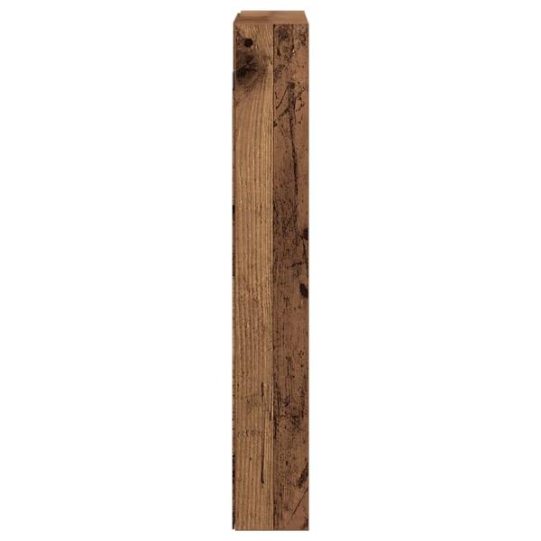 Vitrine Schrank Alte Holz 60x8,5x58 cm Ingenieure Holz