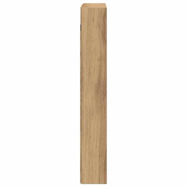 Vitrine Schrank Artisan Eiche 60x8,5x58 cm Holzwerkstoff