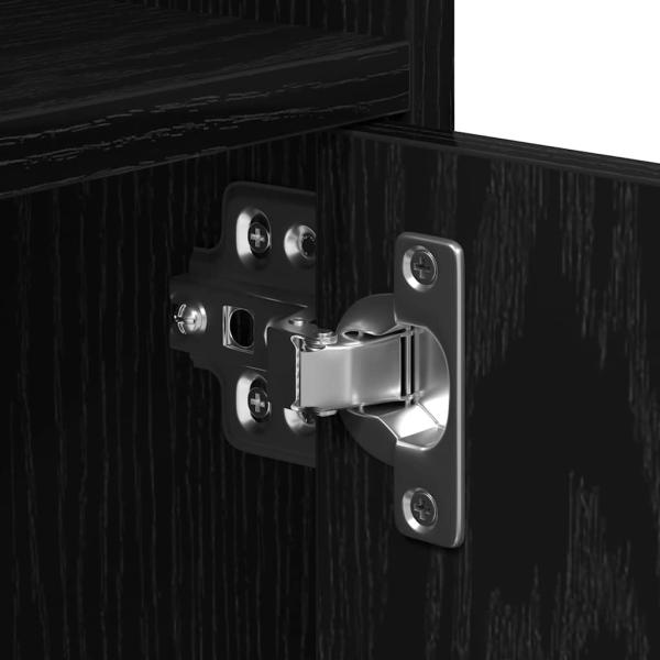 Rollschrank Schwarze Eiche 60x48x81 cm Holzwerkstoff