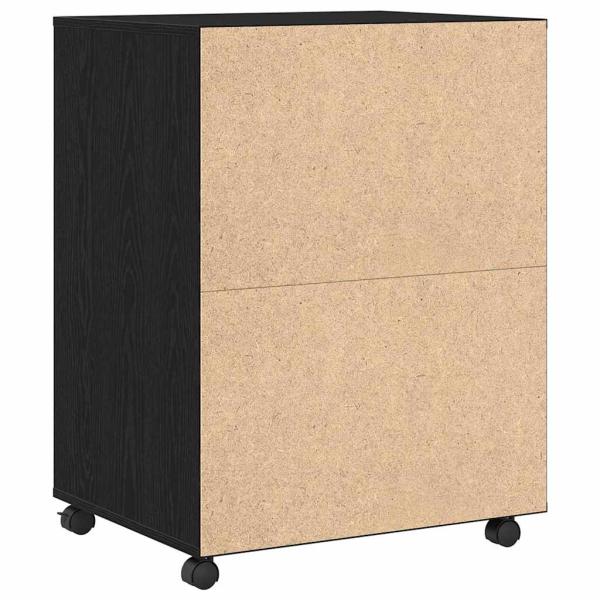 Rollschrank Schwarze Eiche 60x48x81 cm Holzwerkstoff