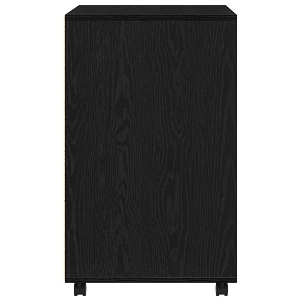 Rollschrank Schwarze Eiche 60x48x81 cm Holzwerkstoff
