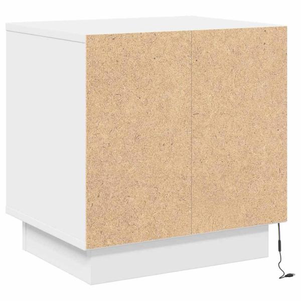 Nachttische Weiß Holzwerkstoff 44 x 34,5 x 45 cm Nachttisch