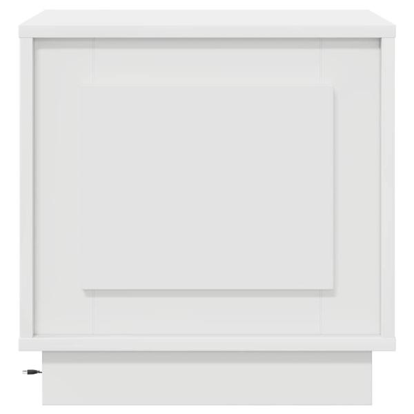 Nachttische Set von 2 Weiß Holzwerkstoff 44 x 34.5 x 45 cm