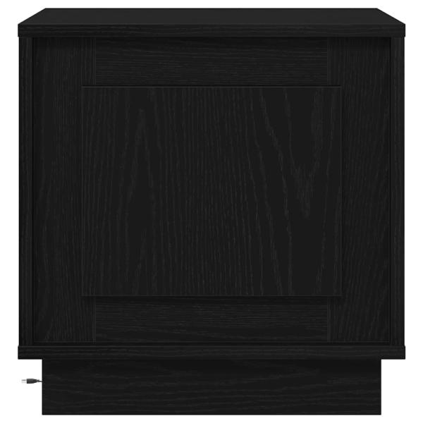 Nachttische Schwarze Eiche Holzwerkstoff 44 x 34.5 x 45 cm Türen
