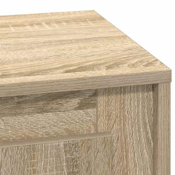 Nachttische 2er Set Sonoma Eiche Holzwerkstoff 44 x 34,5 x 45 cm