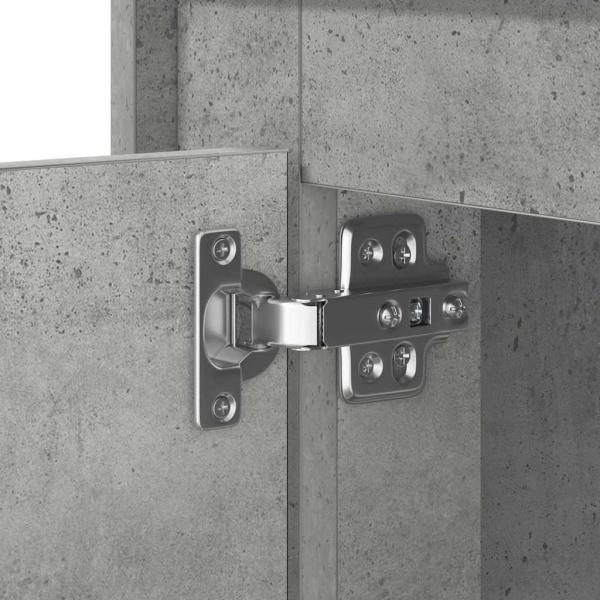 Nachttische Beton grau Holzwerkstoff 44 x 34,5 x 45 cm