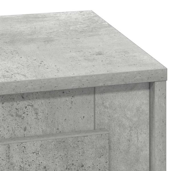 Nachttische Set aus 2 Beton Grau Holzwerkstoff 44 x 34.5 x 45 cm