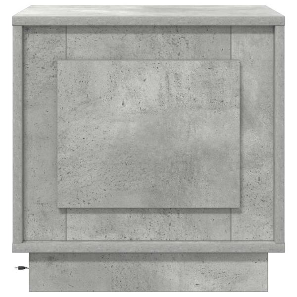 Nachttische Set aus 2 Beton Grau Holzwerkstoff 44 x 34.5 x 45 cm