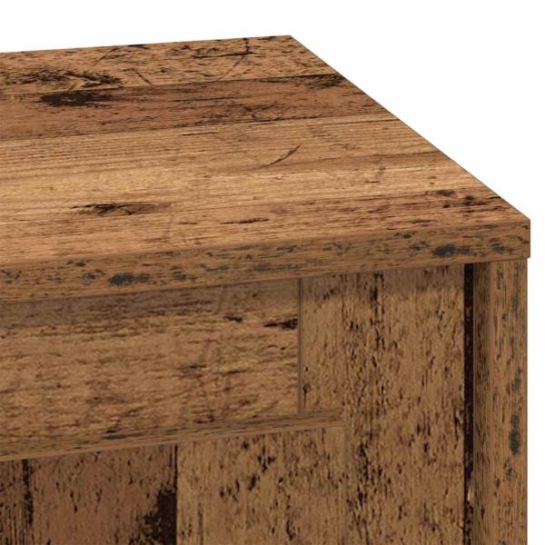 Nachttische Set von 2 Altes Holz Ingenieurholz 44 x 34,5 x 45 cm