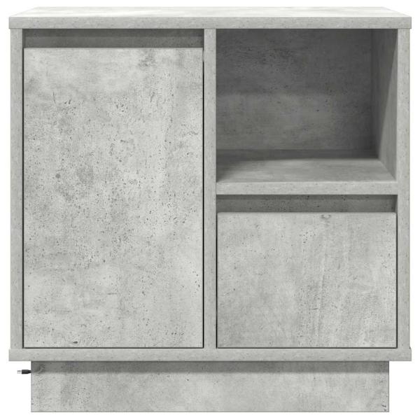 Beton Grau Beton Standard Nachttisch Rechteckig Modern