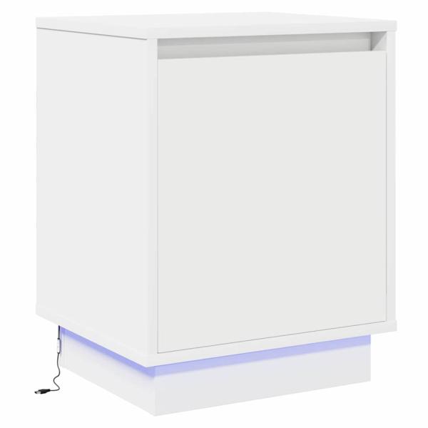 Nachttische Weiß MDF 39 x 34,5 x 50 cm Modern Nachttisch