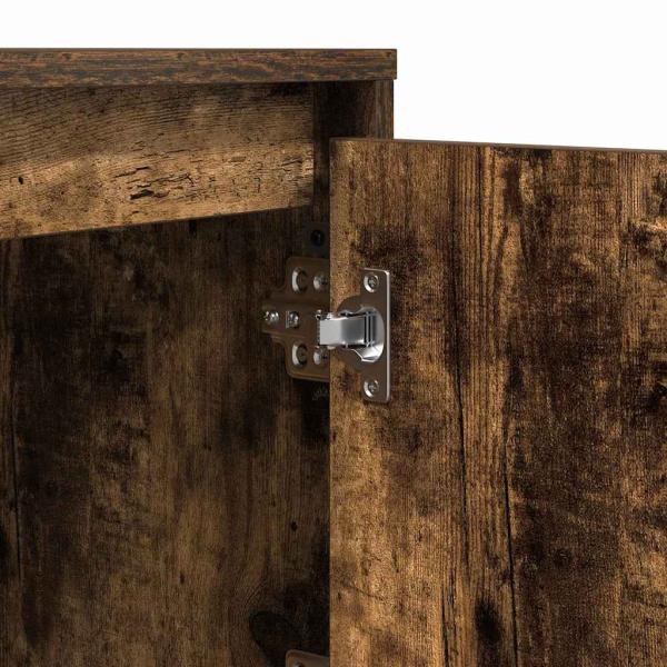 Nachttische Geräucherte Eiche Holzwerkstoff 39 x 34,5 x 50 cm