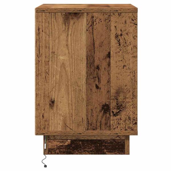 Nachttische Set von 2 Altes Holz Holz 39 x 34,5 x 50 cm