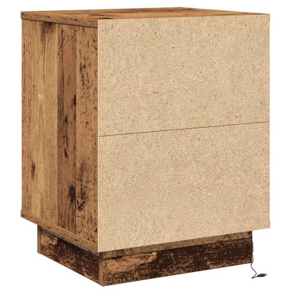 Nachttische Set von 2 Altes Holz Holz 39 x 34,5 x 50 cm