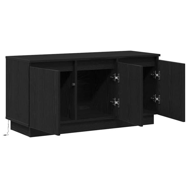 TV-Schrank Schwarz 100x38x49 cm Holzwerkstoff