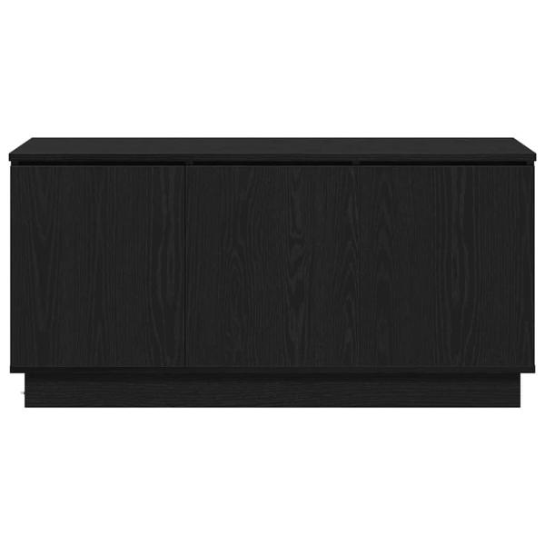 TV-Schrank Schwarz 100x38x49 cm Holzwerkstoff