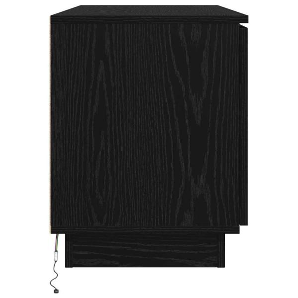 TV-Schrank Schwarz 100x38x49 cm Holzwerkstoff