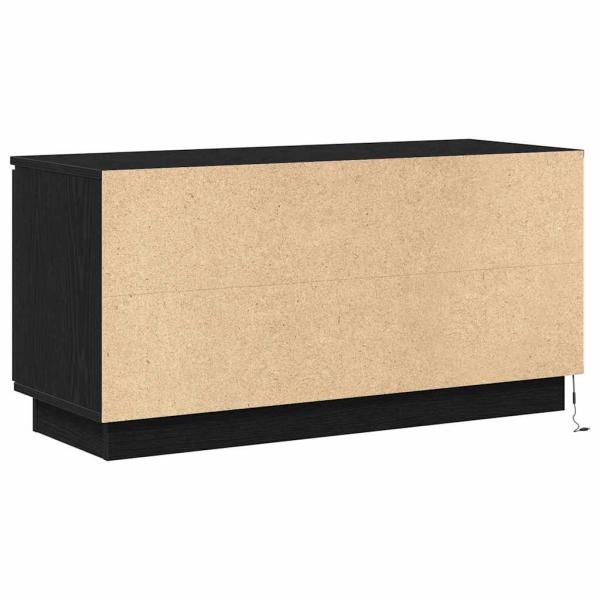 TV-Schrank Schwarz 100x38x49 cm Holzwerkstoff
