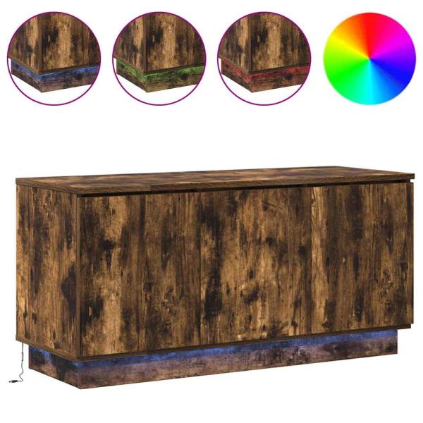 TV-Schrank Geräucherte Eiche 100x38x49 cm Holzwerkstoff
