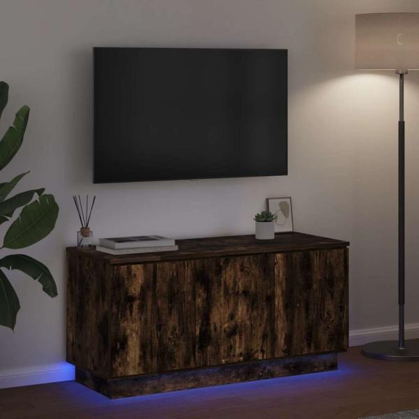 TV-Schrank Geräucherte Eiche 100x38x49 cm Holzwerkstoff