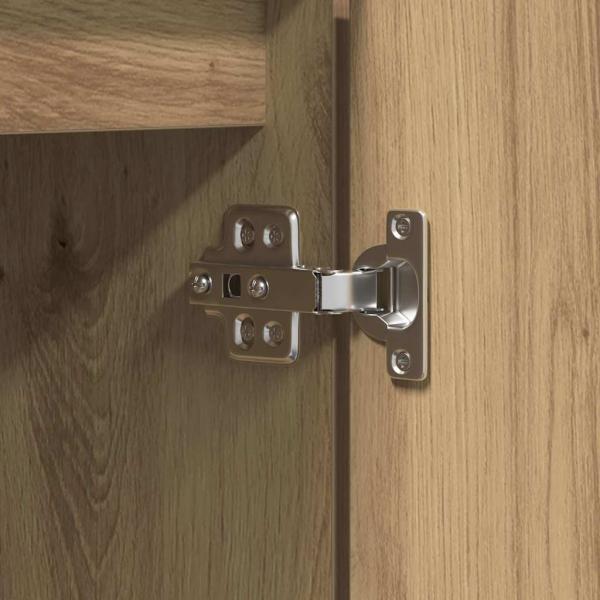 TV-Schrank Massivholz Eiche 100x38x49 cm Holzwerkstoff