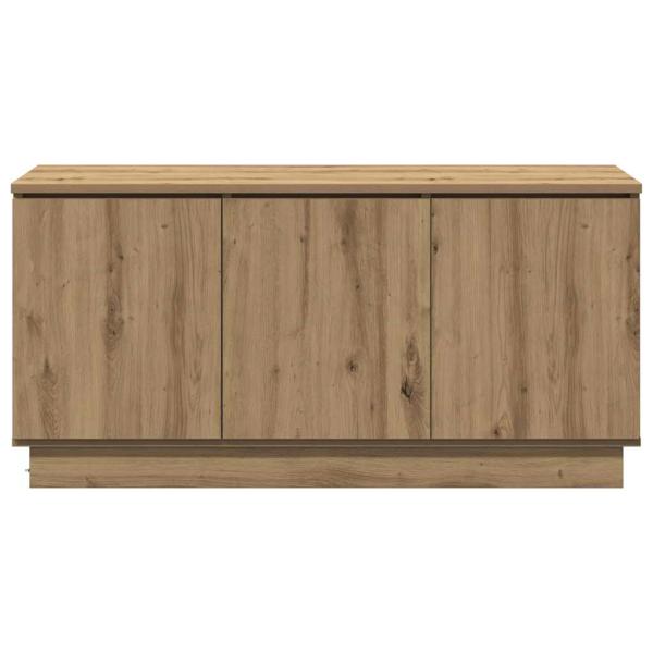 TV-Schrank Massivholz Eiche 100x38x49 cm Holzwerkstoff