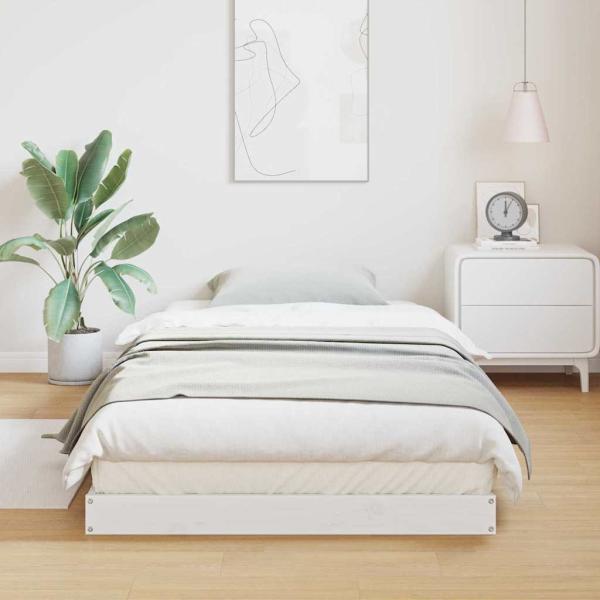 ARDEBO.de - Bettgestell 100x220 cm aus massivem Kiefernholz