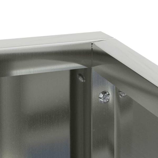 Metallpflanzer Feuerverzinkt Feuerverzinkter Stahl Mittel