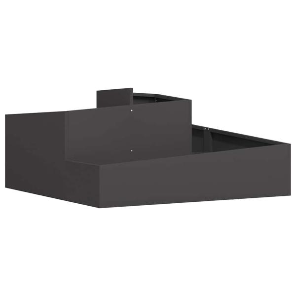 Töpfe & Pflanzkübel Schwarz Metall Groß Dekorative Details