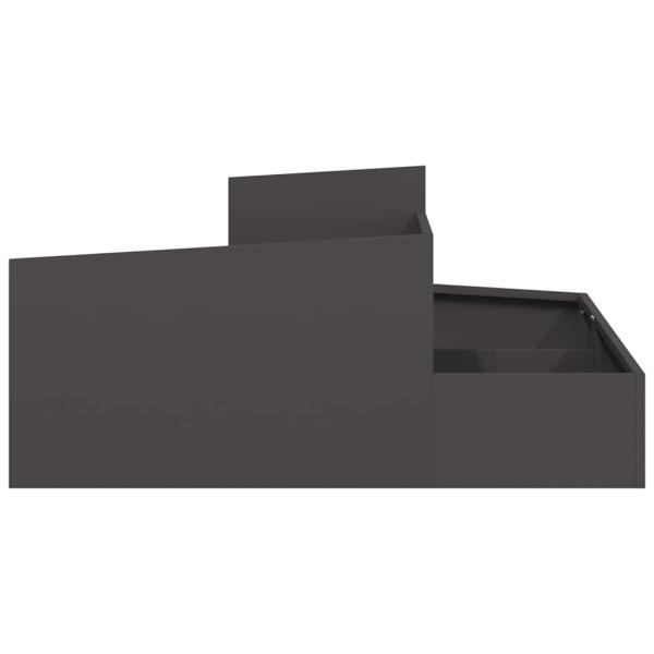 Töpfe & Pflanzkübel Schwarz Metall Groß Dekorative Details