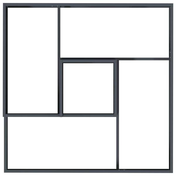 Töpfe & Pflanzenkübel Anthrazit Kunststoff Groß Metallpflanzer